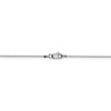 Black Bow Jewelry 0.95mm 14k White Gold Solid Box Chain Necklace - 4 of 4