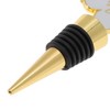Unique Bargains Bottle Stoppers Five-Petal Floral Zinc Alloy PTR 4.02"x1.57"x0.79" 1 Pc - 3 of 3
