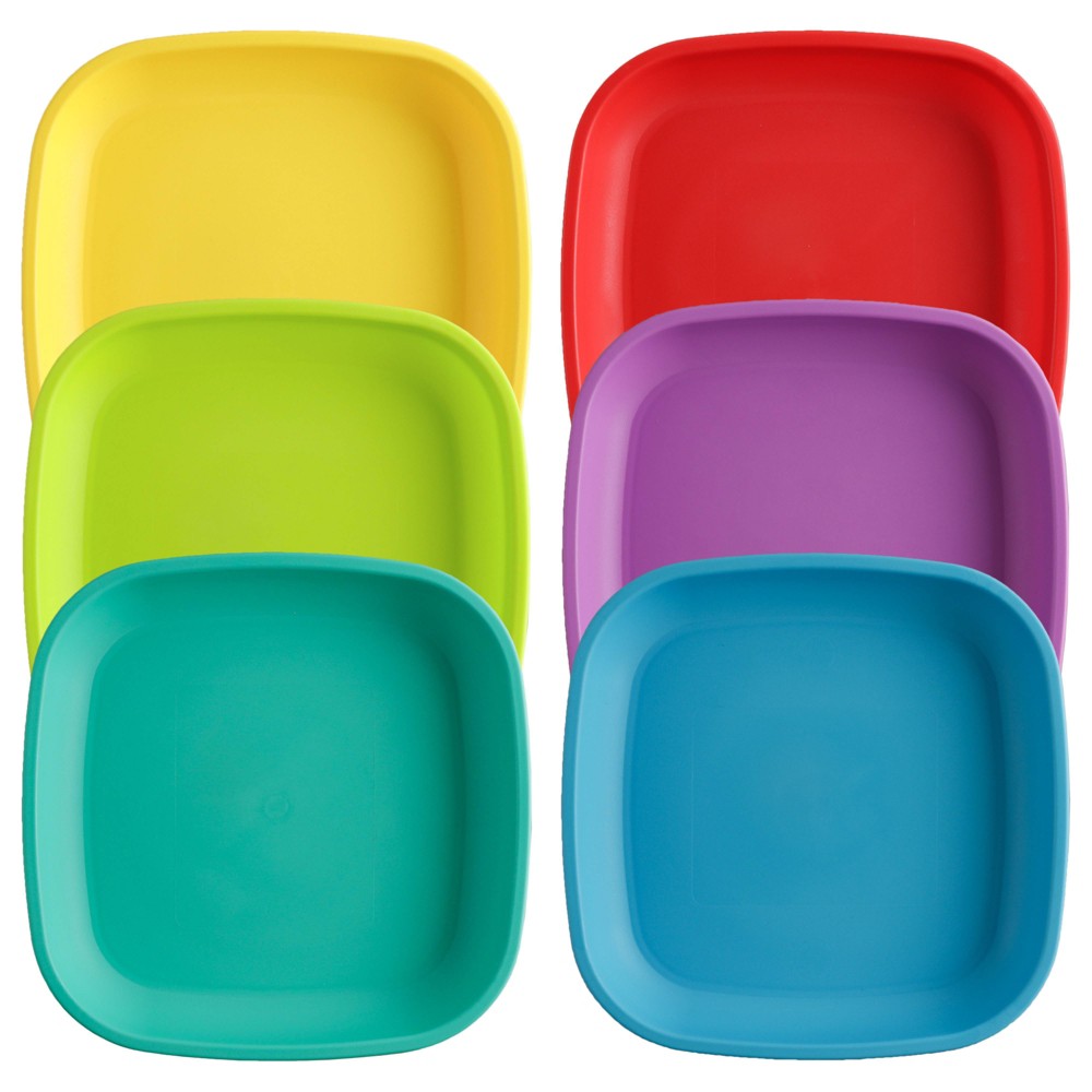 Photos - Other kitchen utensils Re-Play Flat Plates - Colorwheel - 6pk