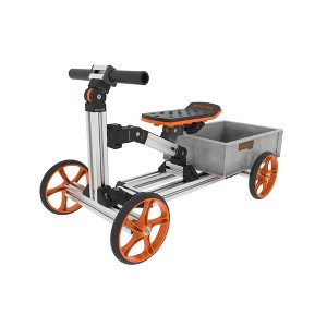 Whisen Modular Go-Kart Kit Kids' Gift, 20-in-1 Ride-On Toy & Balance Riding Bike with Stand Scooter and Building Kit Design - Orange - 1 of 4