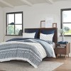 Gulches Full/Queen 3 Piece Cotton Duvet Cover Set with Chenille Tufting - 2 of 4
