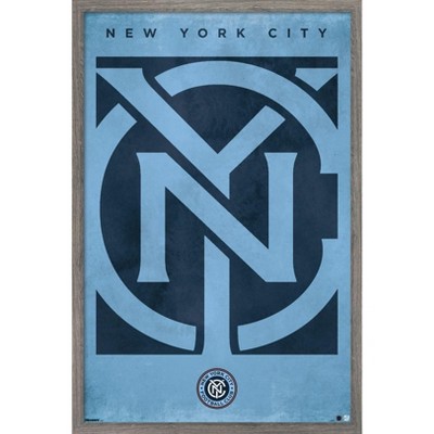 Trends International MLS New York City FC - Logo 25 Framed Wall Poster Prints