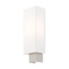 Livex Lighting Meridian 1 - Light Wall Light in  Brushed Nickel - 3 of 4