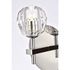 Elegant Lighting Eren 1 light Chrome wall sconce - 3 of 4