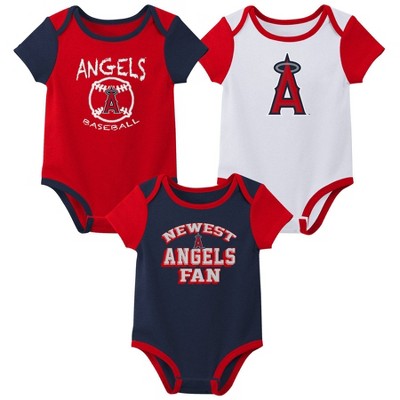 MLB Los Angeles Angels Infant Boys' 3pk Bodysuit