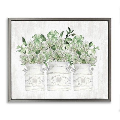 Stupell Industries Rustic Shamrock Bouquets, 31" x 25"