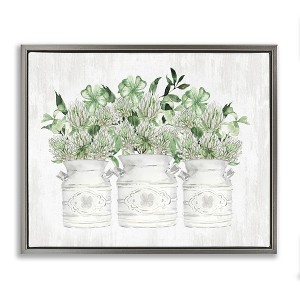 Stupell Industries Rustic Shamrock Bouquets, 31" x 25" - 1 of 4