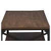 Grayson Vintage Industrial Occasional Cocktail Coffee Table - Antique Bronze - Baxton Studio - image 4 of 4