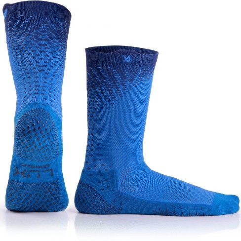 Lux Sports Performance Grip Calf Socks - Blue : Target