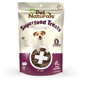 Pet Naturals Superfood Treats, Healthy Snacks for Good Behavior and Training Chews for Dogs, Peanut Butter Flavor, 120 ct - 1 of 3