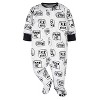 Onesies Brand Baby Boys' Long Sleeve Footed Sleepers, 4-pack - image 3 of 4