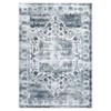 Non-Slip Machine Washable 2x3 Vintage Print Area Rug, Distressed Low Pile Entryway Doormat for Kitchen Bathroom Bedroom, Taupe - 4 of 4