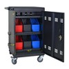 Belatt Mobile Charging Cart - 32-Slot Secure Fast Charging Storage for iPad Laptops, Chromebooks and Ultrabooks with Locking Wheels, Black - 3 of 4