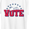 Women's - Peanuts - Vote Snoopy Short Sleeve Graphic T-Shirt - 2 of 4