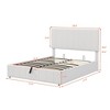 NicBex Queen/Full Size Upholstered Platform Bed with a Hydraulic Storage System for Adults - 3 of 4