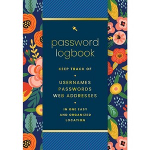 Password Logbook (Hip Floral) - by  Editors of Rock Point (Hardcover) - 1 of 1