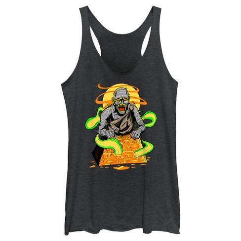 Women's Lost Gods Halloween Mummy Scene Racerback Tank Top : Target