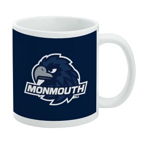 Monmouth University Official Hawks Logo Ceramic Coffee Mug Novelty Gift Mugs for Coffee Tea and Hot Drinks 11oz White - 1 of 4