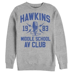 Men's Stranger Things Hawkins AV Club 1983 Sweatshirt - 1 of 3