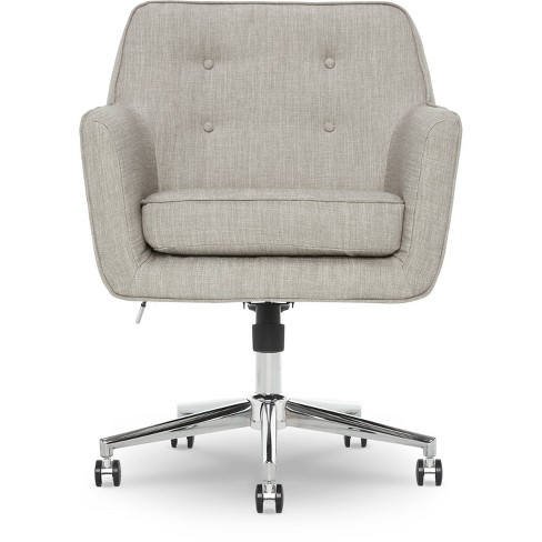 Serta leighton task chair light gray hot sale