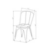 Carlisle High Back Dining Chair - Threshold™ - image 4 of 4