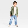Toddler Boys' Waffle Knit Zip-Up Hoodie - Cat & Jack™ - 3 of 3