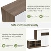 Whisen 2-in-1 Shoe Storage Bench & Shoe Cabinets , Multi-functional Shoe Rack with Padded Seat - White - 4 of 4