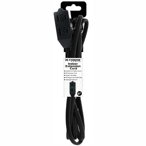 XTREME 6FT FABRIC EXT CORD XWS81003BK - 1 of 1