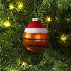 4" Christmas Glass Santa Hat Basketball Ornament - Wondershop™ - 2 of 3