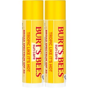 Burt's Bees Lip Balm Blister SPF30 - Tropic Like It's Hot - 2pk - 1 of 4