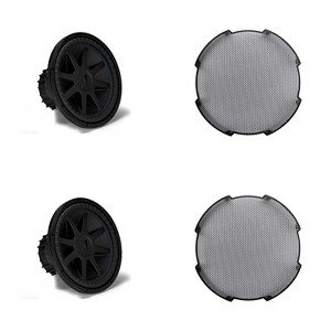 Kicker (2) 50CVX152 CompVX 15 Subwoofer, Dual Voice Coil, 2-Ohm, & 52GR15 Grill Bundle - 1 of 4
