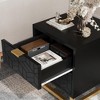 2/3/4/5/6 Drawer Dresser for Bedroom,Chest of Drawers with Metal Base - 4 of 4