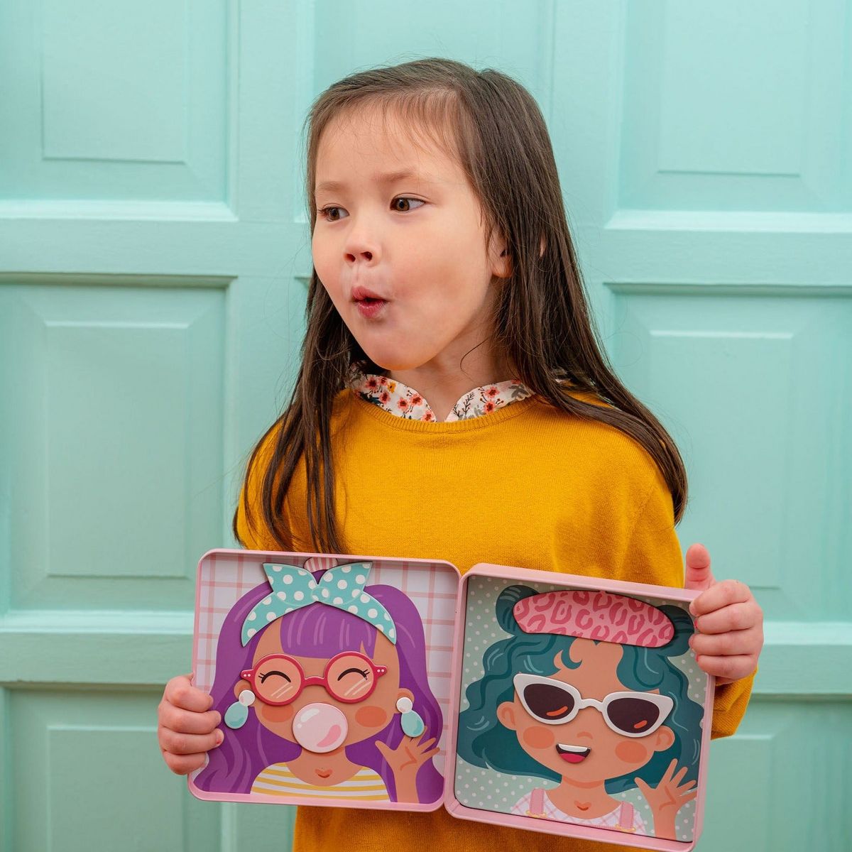Stephen Joseph Gifts Kids Funny Faces Magnetic Set - thumbnail 2