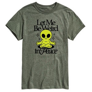 Men's - Instant Message - Alien Let Me Be Weird Short Sleeve Graphic T-Shirt - 1 of 4