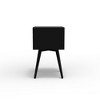 Alpine Furniture,Flynn Small Nightstand, Black - 3 of 4