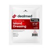 Dealmed Island Dressing, Sterile, Adhesive Borders with Non-Stick Pads, White (Pack of 1) - 4 of 4