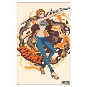 Trends International One Piece: Fishman Island - Nami Staff Framed Wall Poster Prints - 1 of 4