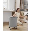 Laundry Hamper with Wheels Round Rolling Laundry Sorter Laundry Cart with Removable Bag - 2 of 4