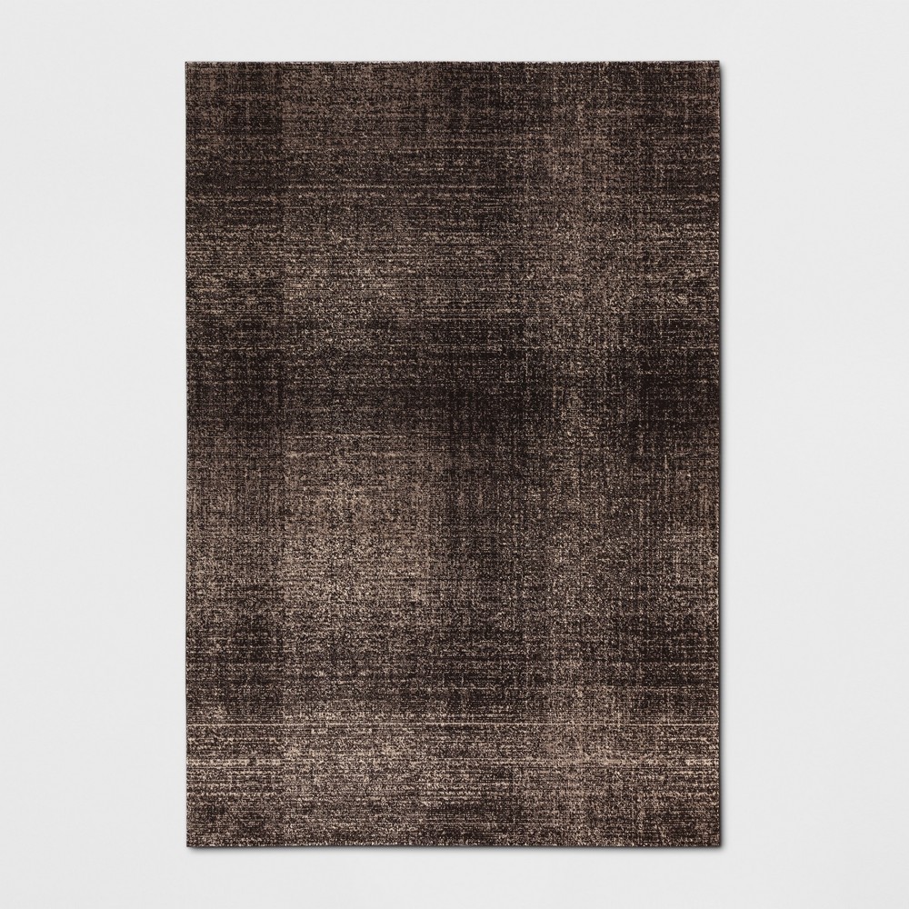 5'X7' Solid Woven Area Rugs Black - Project 62™