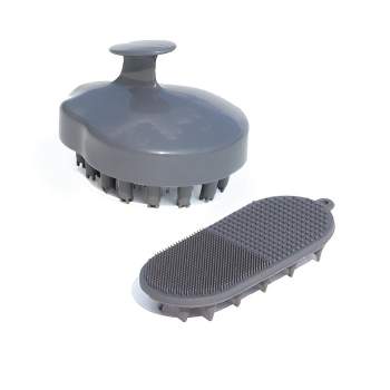 Silicone Skin & Scalp Scrubber/Massager - For Mens Hair and Facial Hair - Exfoliates Scalp and Beard - PuffCuff