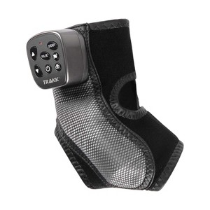 TRAKK Heating Massaging Foot & Ankle Wrap Brace- Multi Level Settings for Pain Relief - 1 of 4