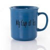 Gibson Home Thoughtful Morning 4 Piece 26 Ounce Stoneware Cup Set in Assorted Colors - 4 of 4