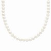Black Bow Jewelry 7-8mm, White FW Cultured Pearl & Sterling Silver Clasp Necklace - 2 of 4