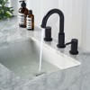 WOWOW 8 in. Widespread Double Handle Bathroom Sink Faucet - 2 of 4