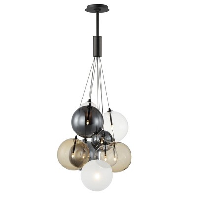 ET2 Lighting Burst 9 - Light Pendant in  Black