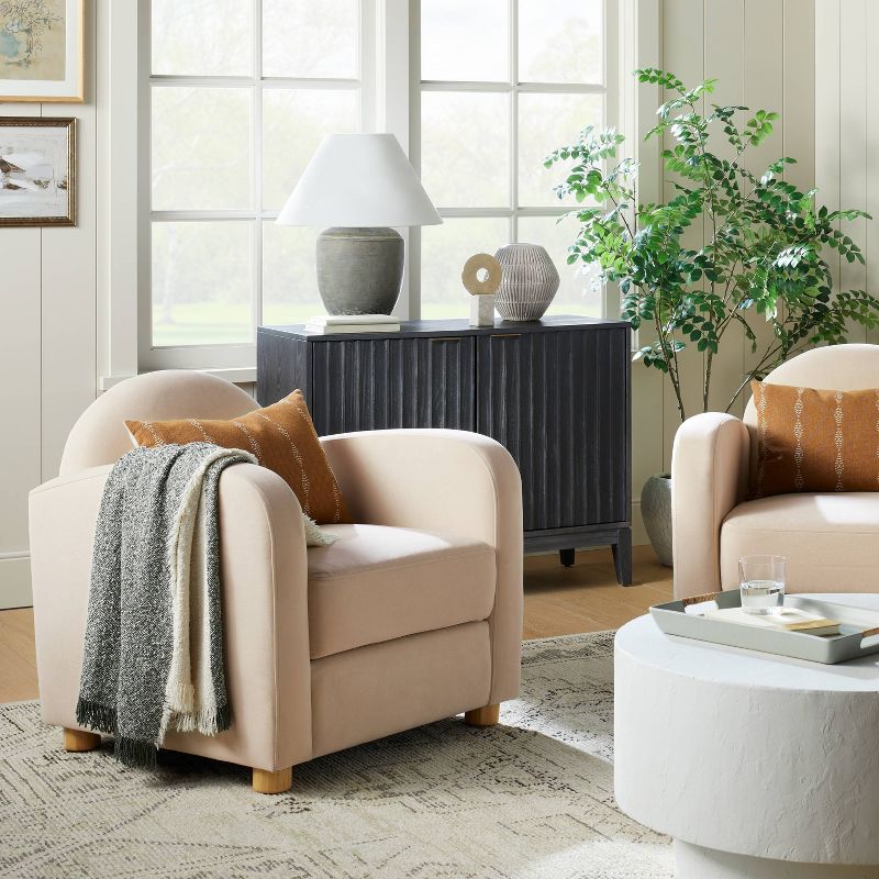 Pacific Palisades Fully Upholstered Accent Chair - Threshold™ designed with Studio McGee, 3 of 9
