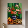 Art Remedy Floral Vase and Fruits Vase Paintings Unframed - 2 of 4