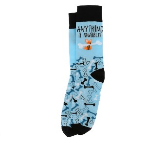Pavilion Gift Company - Pawsible - Unisex Crew Socks Size: M/L - Socks - 1 of 4