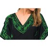 HAPPY BAY Women's Beachwear Summer Holiday Swimwear Mini Swim Suit Beach Dress Short Front Tie Bathing Suit Cover Ups Large-X-Large Black Solid - 4 of 4