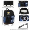 One Piece Live Action Straw Hat Pirates Logo & Luffy Badge Black Hydration Backpack - 4 of 4